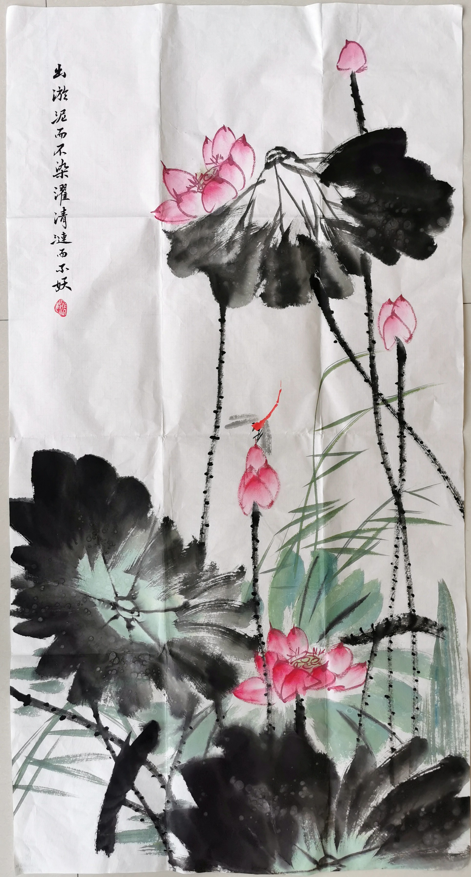 繪畫(huà)類-蓮-張敏-陜西建設(shè)機(jī)械股份有限公司.jpg